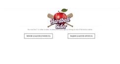 Desktop Screenshot of hardballcider.com